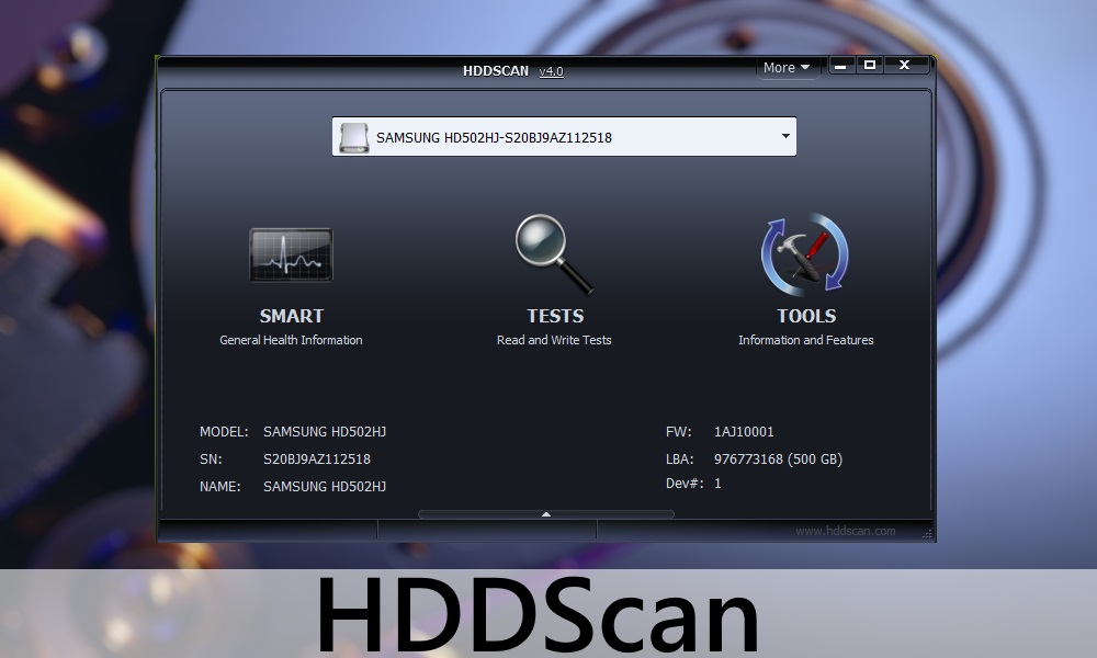 HDDscan