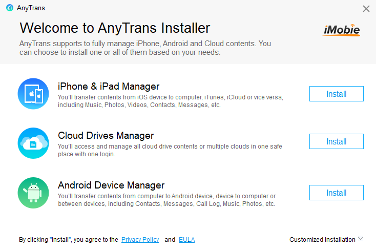 AnyTrans Android Manager 