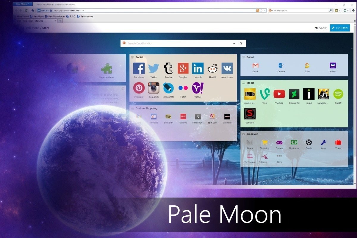 Pale Moon 32.2.1 instal the last version for mac