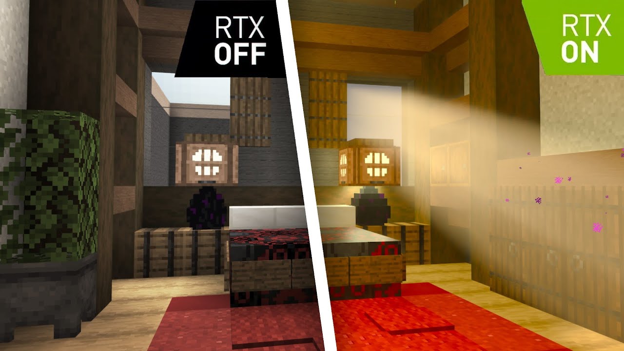 Nvidia RTX в Minecraft 