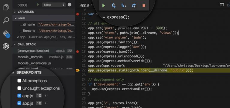 Настройка visual studio code для javascript