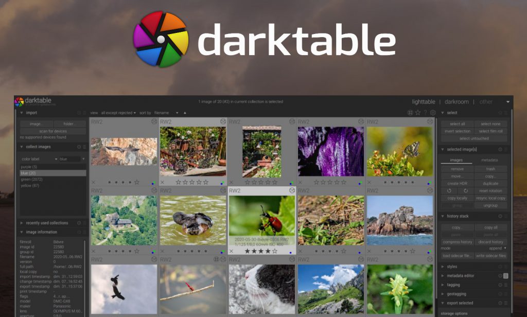 darktable 3.6