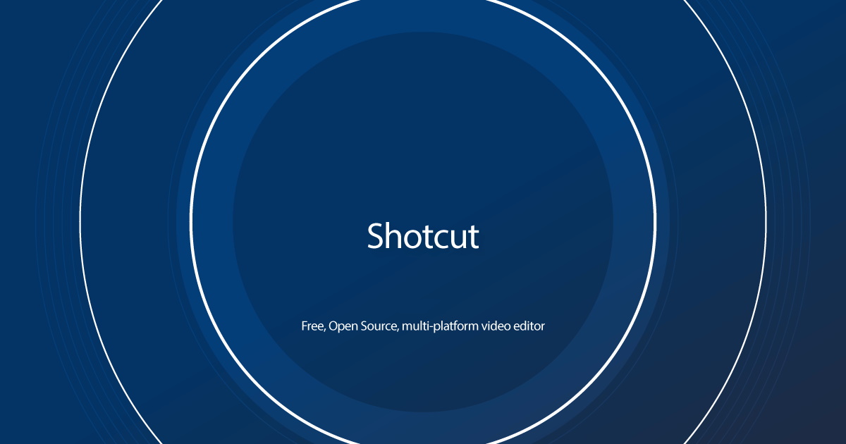 Shotcut 23.06.14 for mac download
